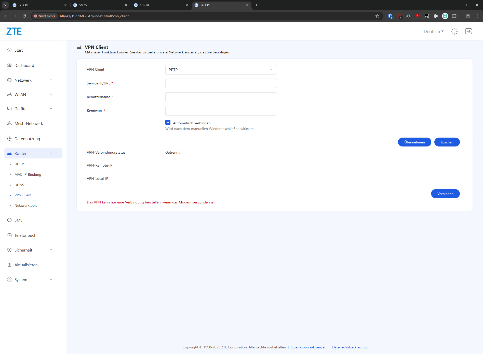 ZTE G5TC 5G-Router | LTE-Forum Österreich