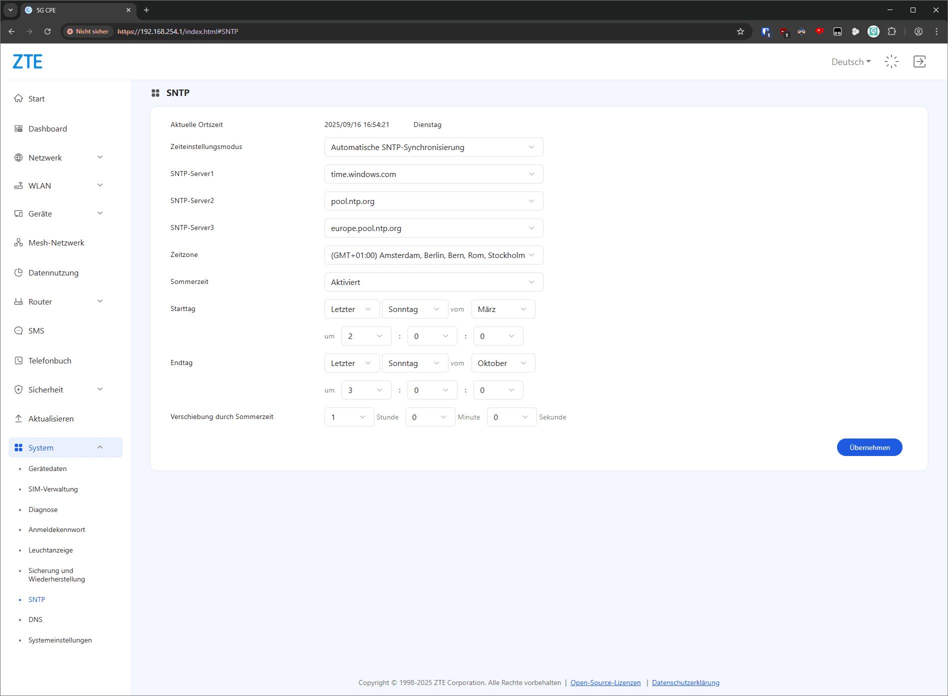 ZTE G5TC 5G-Router | LTE-Forum Österreich