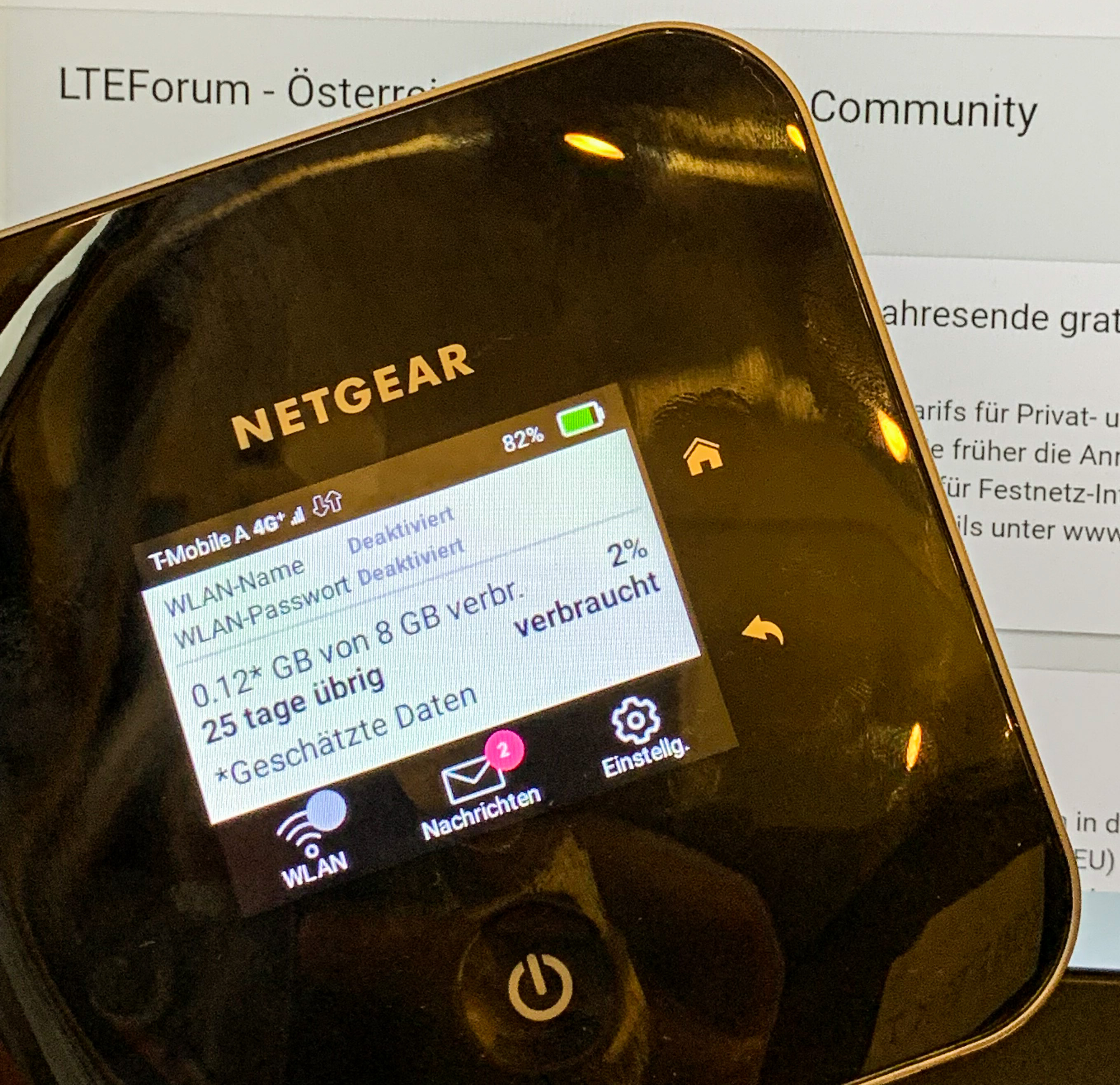Netgear M2 (MR2100) Review - WLAN & Mobilfunk-Router | LTE-Forum Österreich