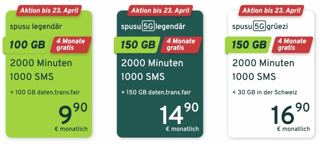 spusu legendär ist zurück & 4 Monate gratis | LTE-Forum Österreich